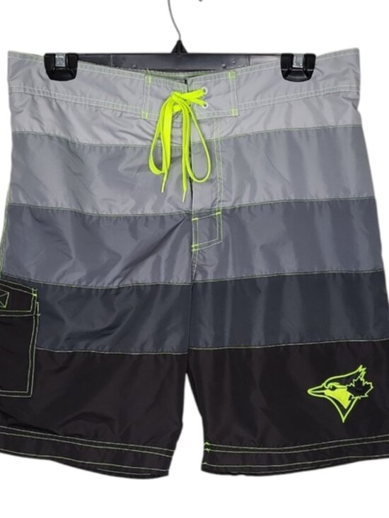 GIII Sports By Carl Banks Men's Board Shorts Size XL Blue Jays - Picture 1 of 11